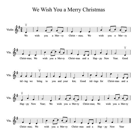 easy violin christmas songs